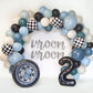 Traditional Vroom Vroom Race Car Balloon Garland Kit