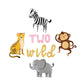 Two Wild Jungle Animal Letter Balloon Kit