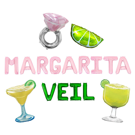 Margarita Veil Letter Balloon Kit