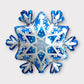 Blue Snowflake Balloon