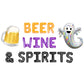 Beer Wine & Spirits Letter Balloon Kit