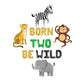 Born Two Be Wild 2nd Birthday Letter Balloon Kit