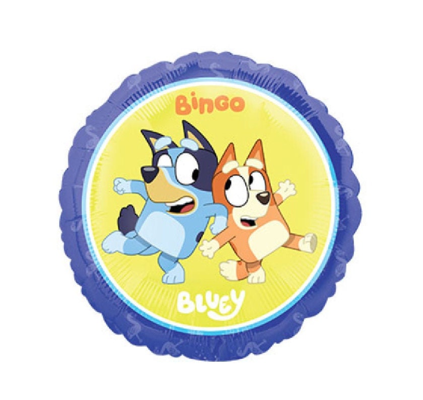 Bluey and Bingo Circle Shaped Balloon