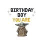 Birthday Boy You Are Letter Balloon Kit