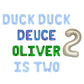 Duck Duck Deuce Custom Name Is Two Letter Balloon Kit