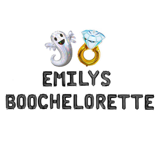 Custom Names Boochelorette Letter Balloon Kit