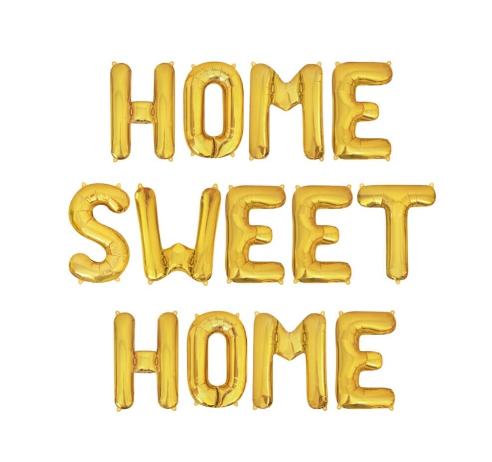 Home Sweet Home Letter Balloon Kit