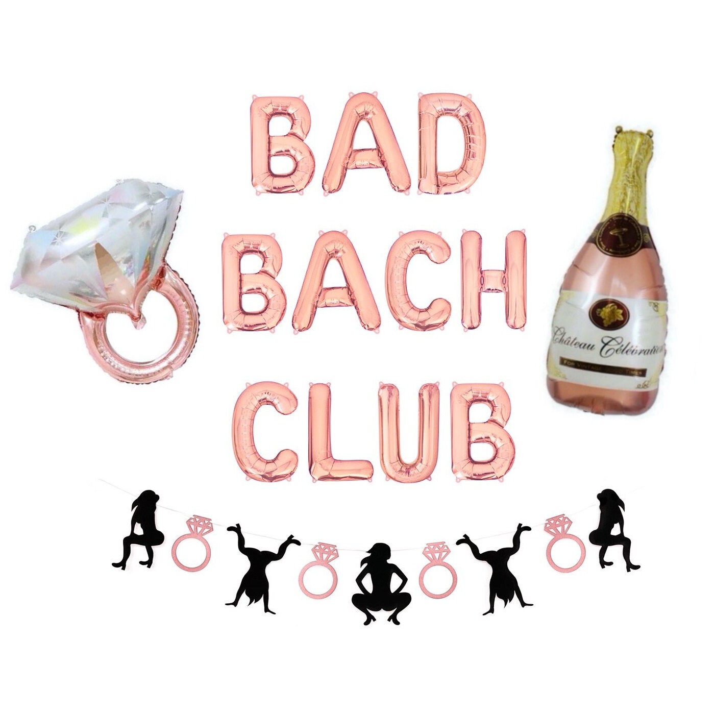 Bad Bach Club Letter Balloon Kit