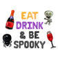 Eat Drink & Be Spooky Letter Balloon Kit