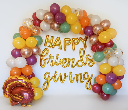 Happy Friends Giving Balloon Garland Kit