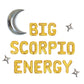 Big Scorpio Energy Letter Balloon Kit