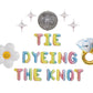 Tie Dyeing The Knot (Rainbow) Letter Balloon Kit