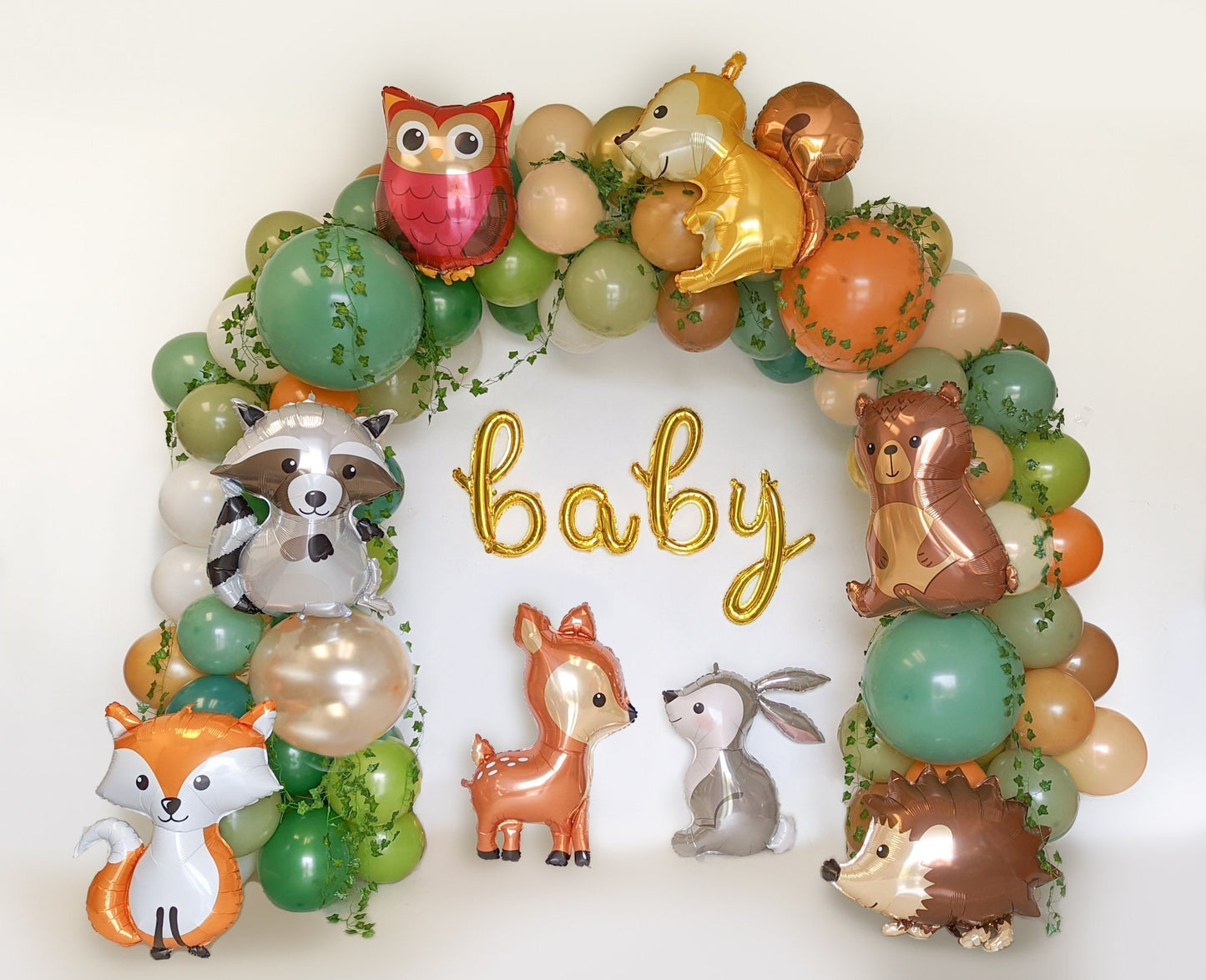 Woodland Animals Balloon Garland Kit