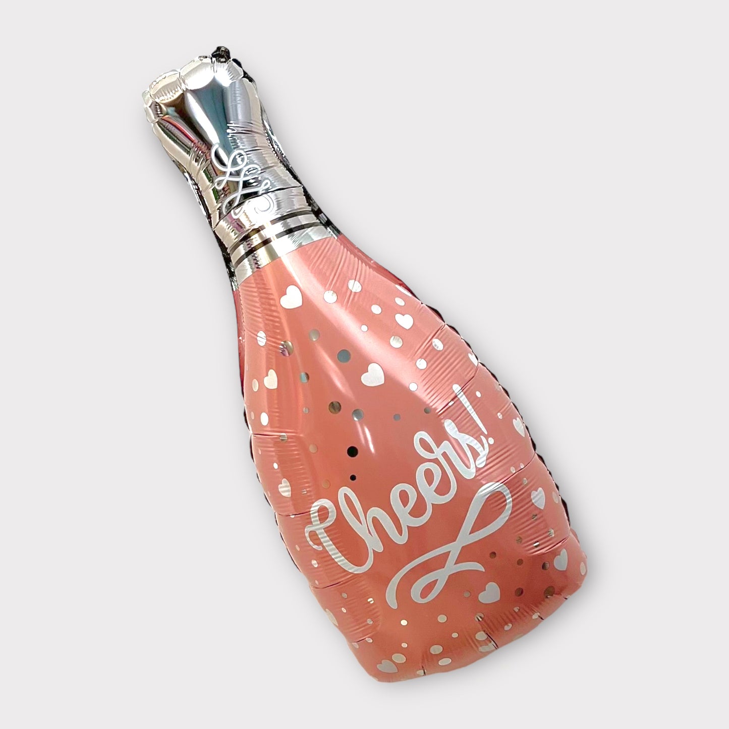 Pink Cheers Champagne Bottle Balloon