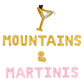 Mountains & Martinis Letter Balloon Kit
