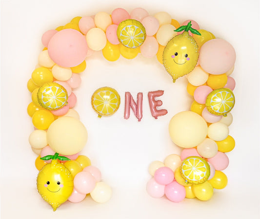 Lemon Birthday Balloon Garland Kit