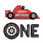 One Race Car 1st Birthday Letter Balloon Kit