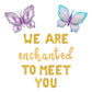 We Are Enchanted To Meet You Letter Balloon Kit