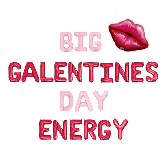 Big Galentines Day Energy Letter Balloon Kit