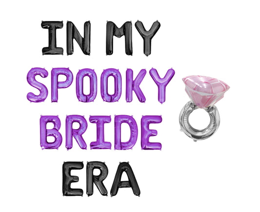 In My Spooky Bride Era Letter Balloon Kit