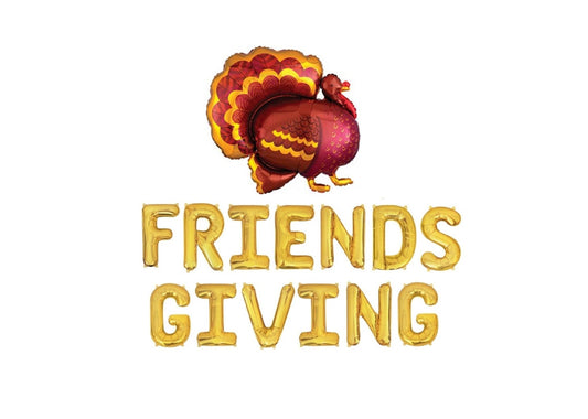 Friends Giving Thanksgiving Letter Balloon Kit