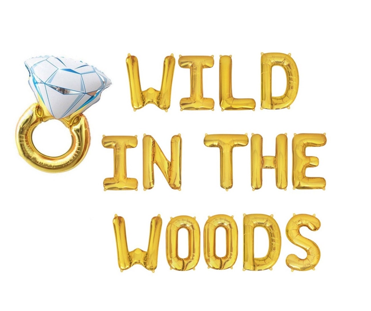 Wild In The Woods Bachelorette Letter Balloon Kit