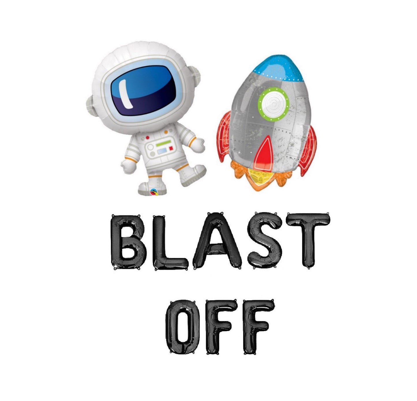 Blast Off Letter Balloon Kit