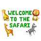 Welcome To The Safari Letter Balloon Kit