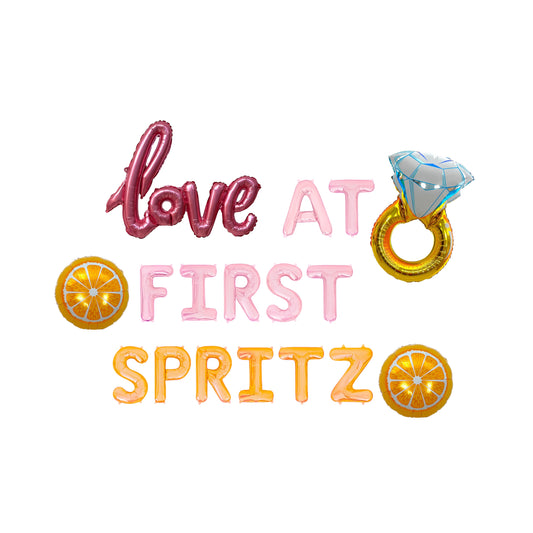 Love At First Spritz Letter Balloon Kit