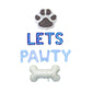 Lets Pawty Dog Themed Letter Balloon Kit