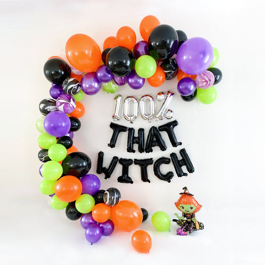 Spooky Halloween Balloon Garland Kit