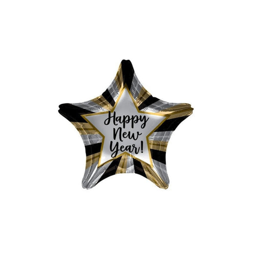 Happy New Year Star Balloon