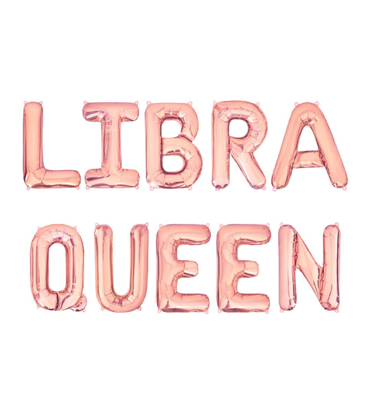 Libra Queen Letter Balloon Kit