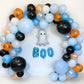 Blue Accent Boo Halloween Balloon Garland Kit