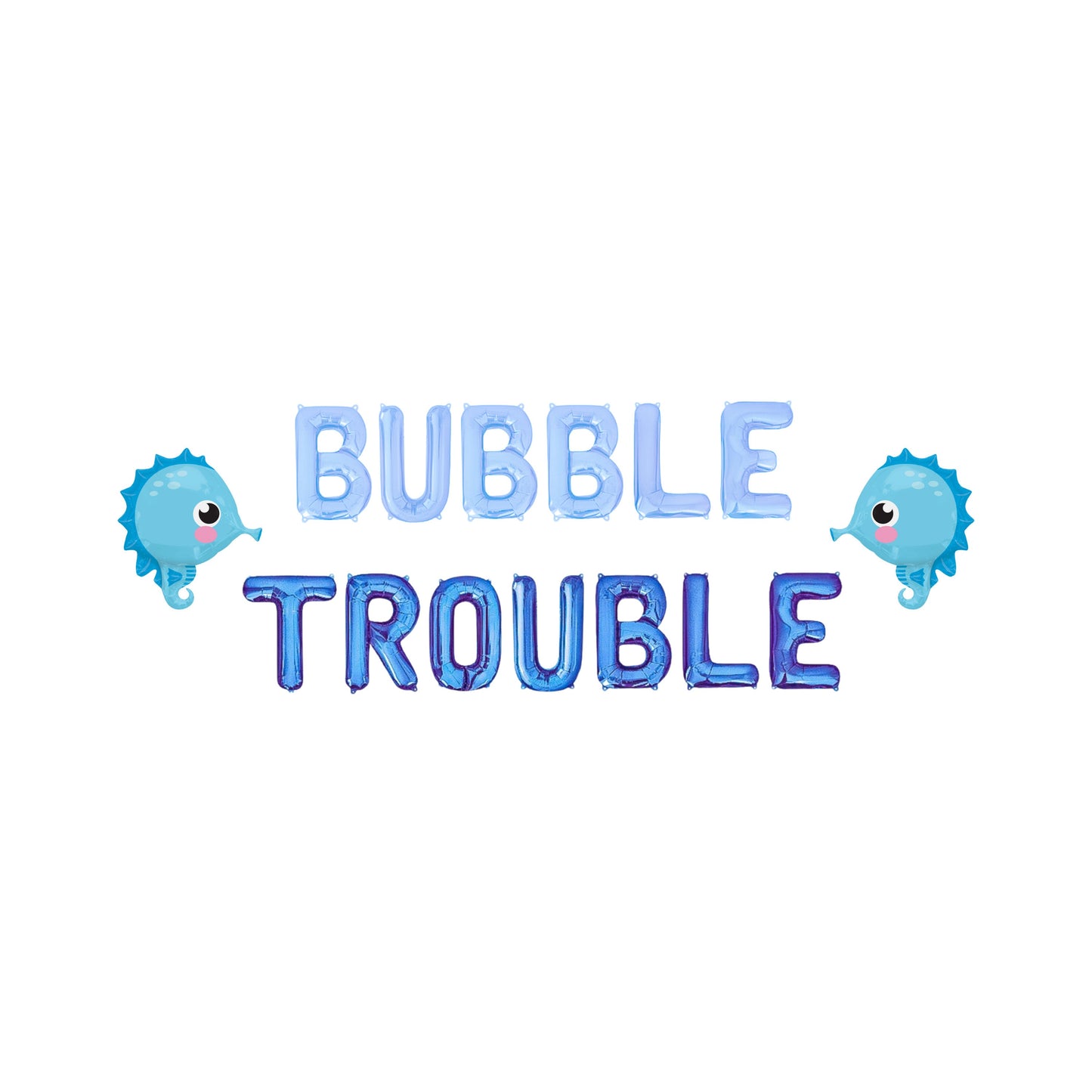 Bubble Trouble Letter Balloon Kit