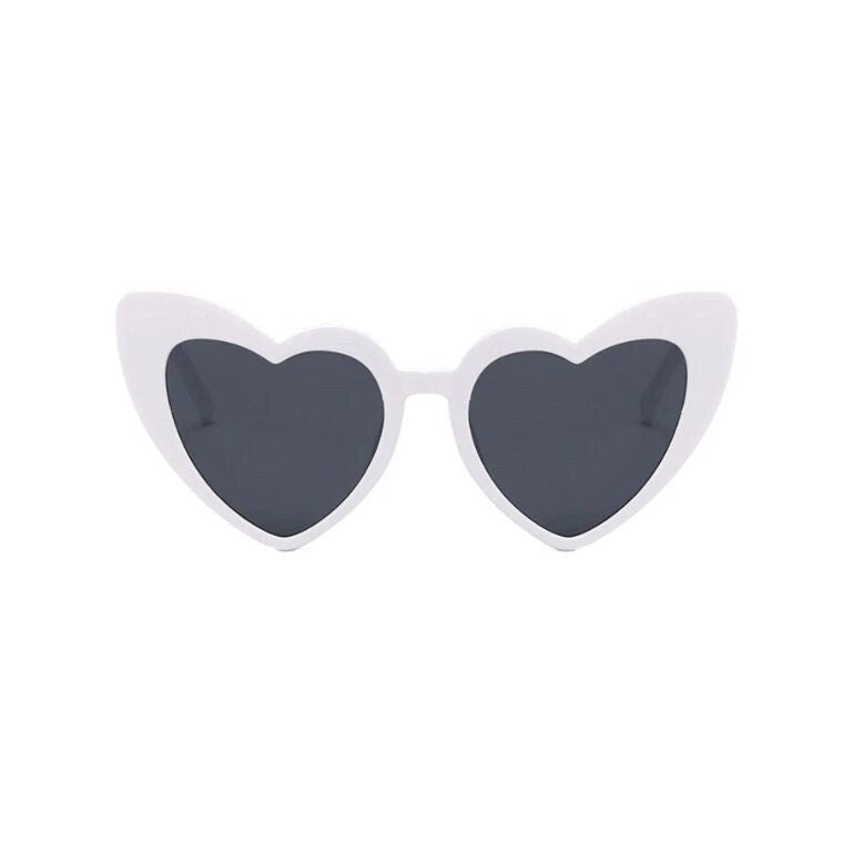 White Heart Sunglasses