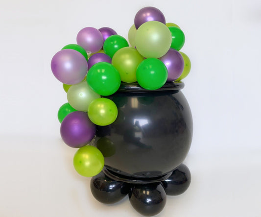 Green and Purple Cauldron Balloon Kit