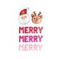 Merry Merry Merry Christmas Themed Letter Balloon Kit