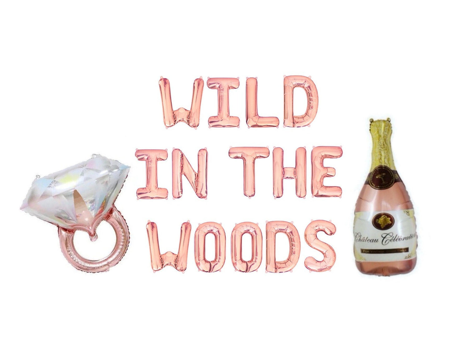 Wild In The Woods Bachelorette Letter Balloon Kit