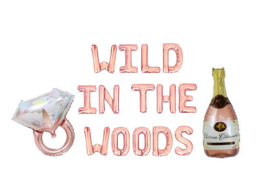 Wild In The Woods Bachelorette Letter Balloon Kit