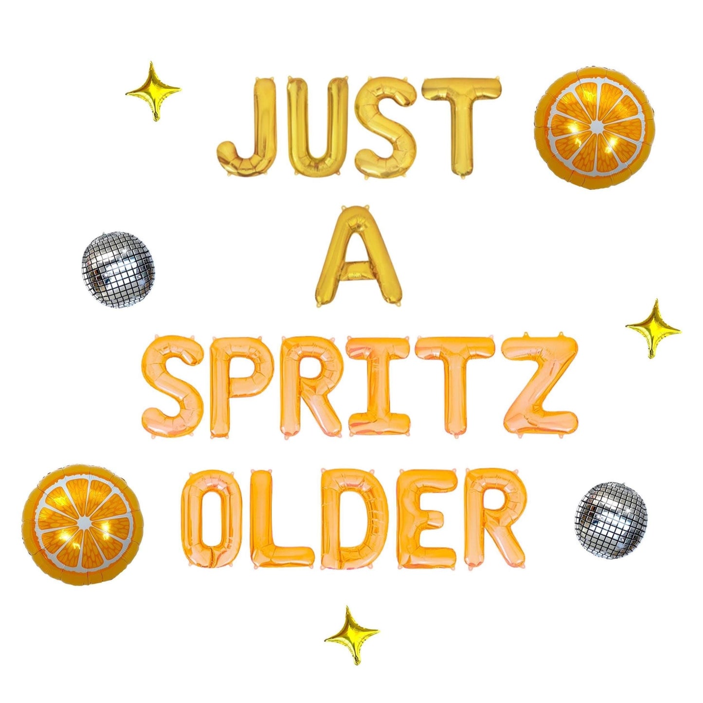 Just A Spritz Older Letter Balloon Kit