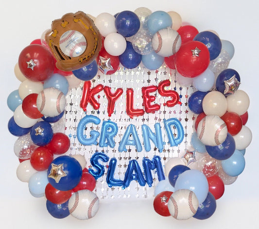 Grand Slam Baseball Balloon Garland Kit