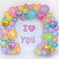 Candy Hearts Valentines Day Balloon Garland Kit