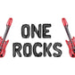 One Rocks Rock-n-Roll Themed Birthday Letter Balloon Kit