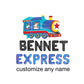 Custom Name Express Train Letter Balloon Kit