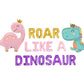 Roar Like A Dinosaur Dino Themed Letter Balloon Kit