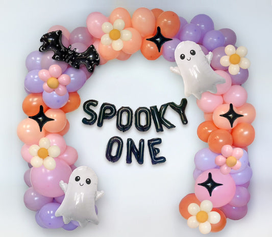 Retro Spooky Halloween Balloon Balloon Garland Kit