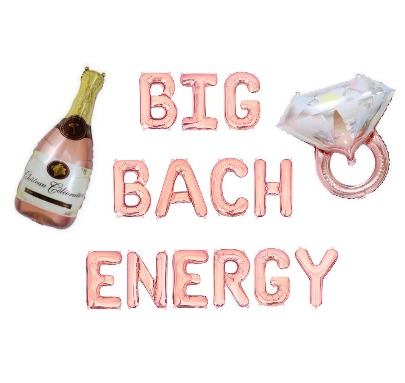 Big Bach Energy Bachelorette Letter Balloon Kit