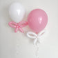 Pink Bow & White Bow Balloon Bouquet Kit