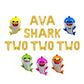 Baby Shark Two Two Two Custom Name Letter Balloon Kit